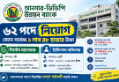 আনসার-ভিডিপি উন্নয়ন ব্যাংকে ৬২ কর্মকর্তার নিয়োগ, বেতন সর্বোচ্চ ১ লাখ ৪৮ হাজার ৮০০ টাকা